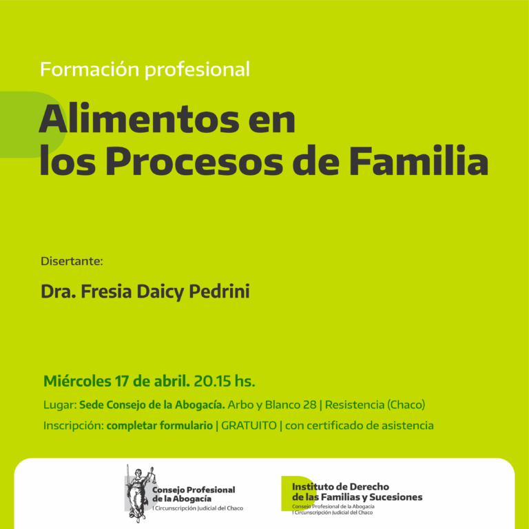 Alimentos en los procesos de familia