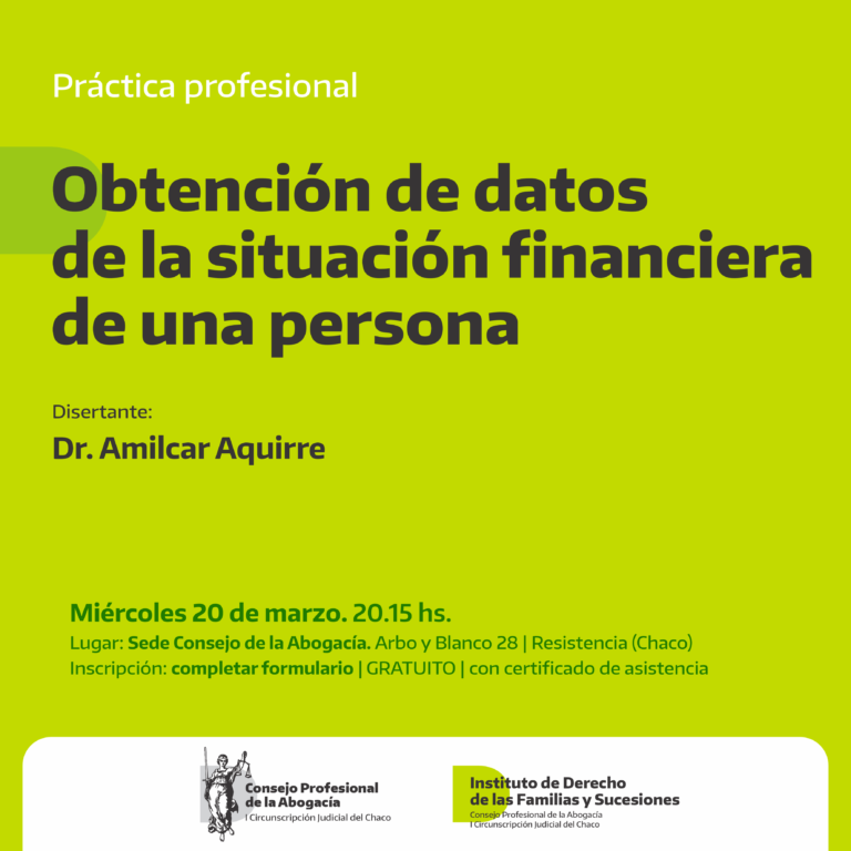Obtención de datos de la situación financiera de una persona
